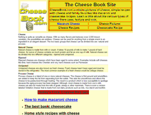 Tablet Screenshot of cheesebook.com